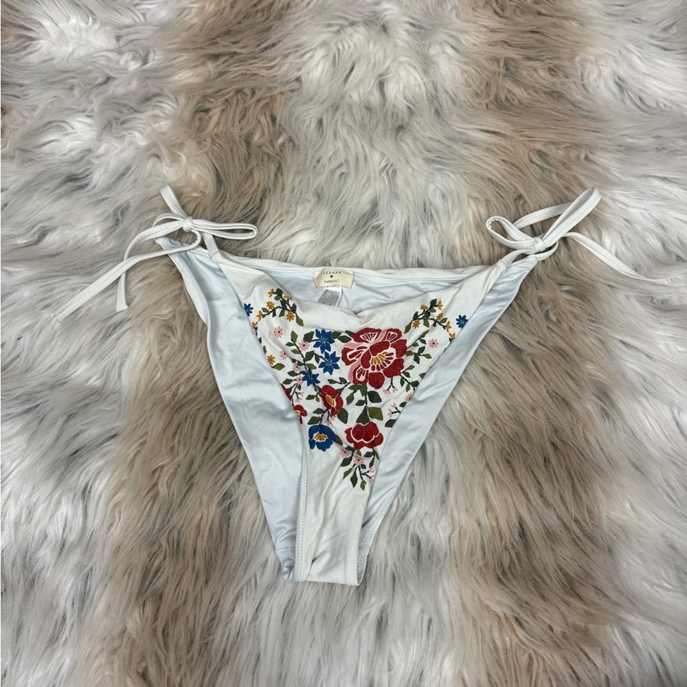 Sezane X Farm Rio swim bottom